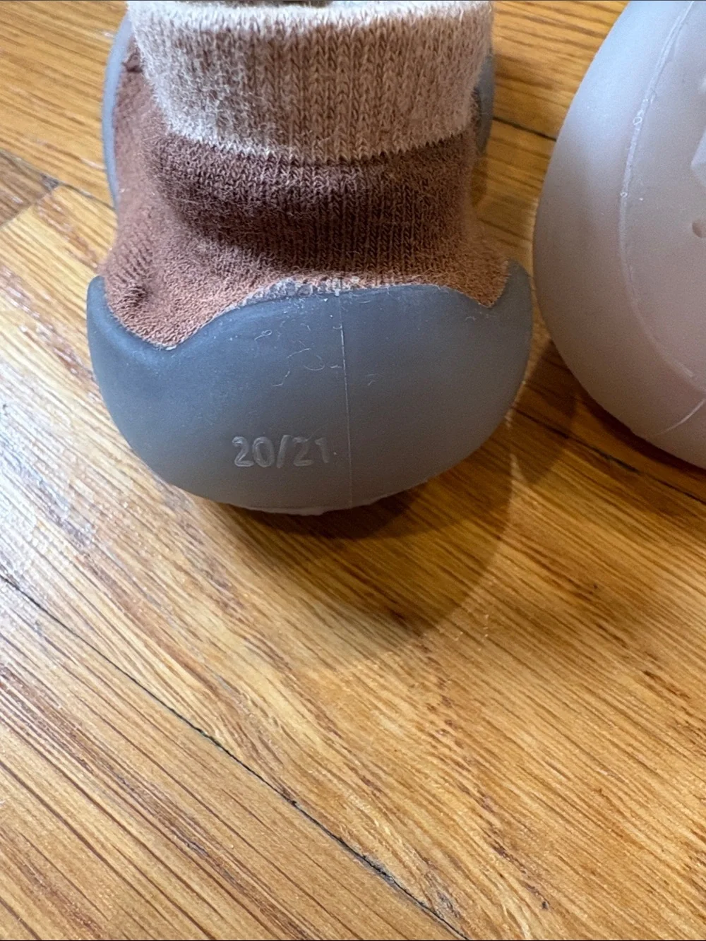 Children's Brown Bear Slip-On Slippers for Toddlers